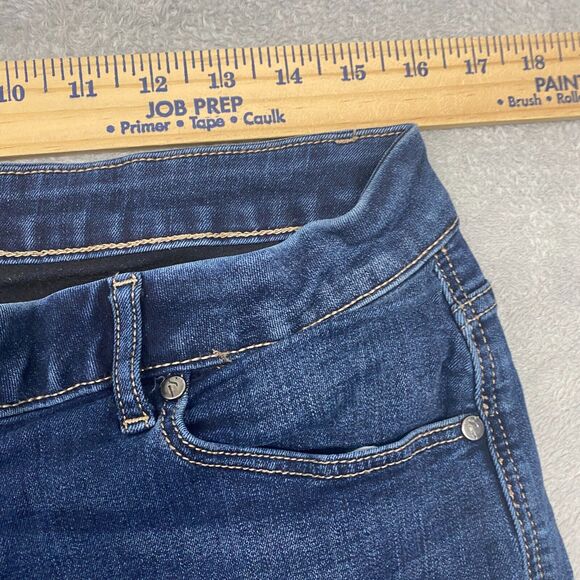 Vera Wang Jeans Womens 14 Blue Skinny Dark Wash Mid Rise Simply Vera Denim - Picture 4 of 11